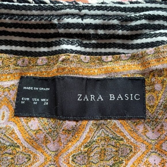 Zara Khaki Green Embroidered Open Kimono Robe Jacket - S/M 🇪🇸 - Picture 6 of 9